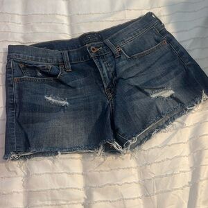 Lucky denim shorts.